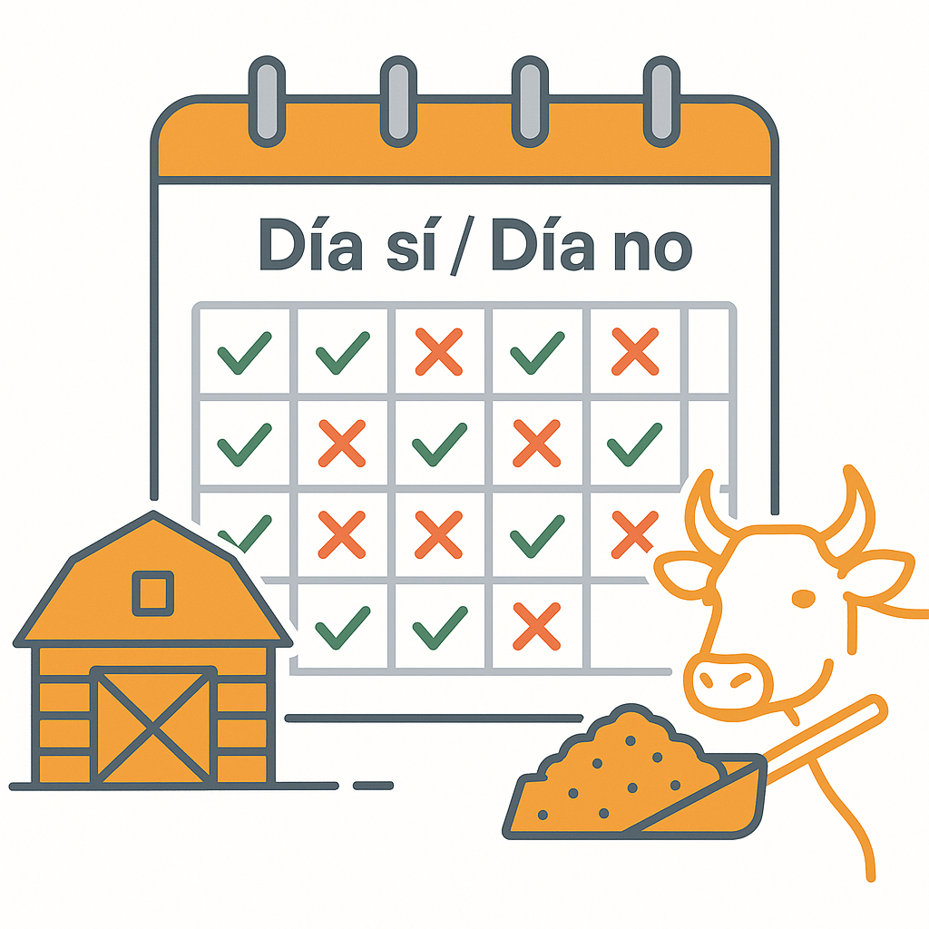 Calendario suplementación irregular
