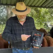 Ganadero con B-GOR en finca